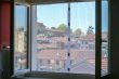 Zanzariera magnetica montata bianca per porta finestra
